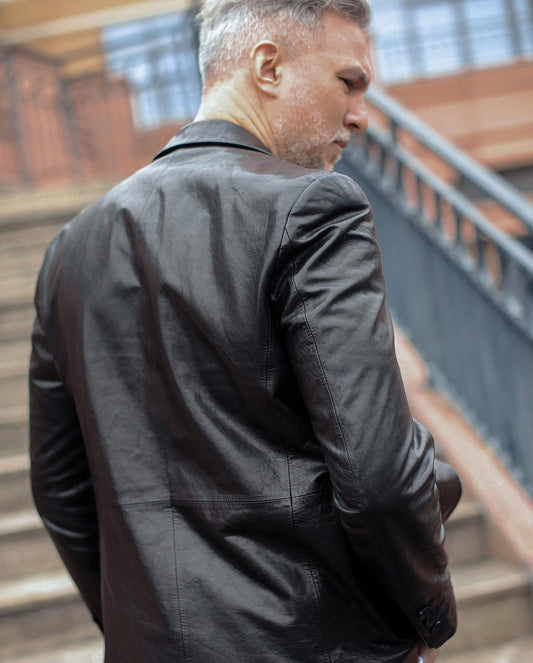 Elegant Genuine leather suit